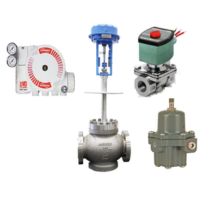 Posicionador de Válvula Flowserve 3200MD, Válvula Solenoide ASCO y Regulador de Filtro Fisher 67CFR para Válvula de Control de Flujo - Product Image 2