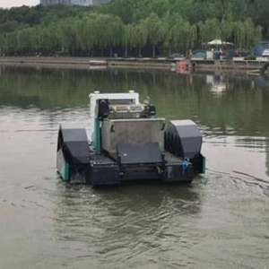 Cosechadora de Maleza Acuática Totalmente Automática para la Limpieza de Vías Navegables, Recolección de Cañas, Basura Flotante <span class=keywords><strong>y</strong></span> Plantas Acuáticas - Product Image 5