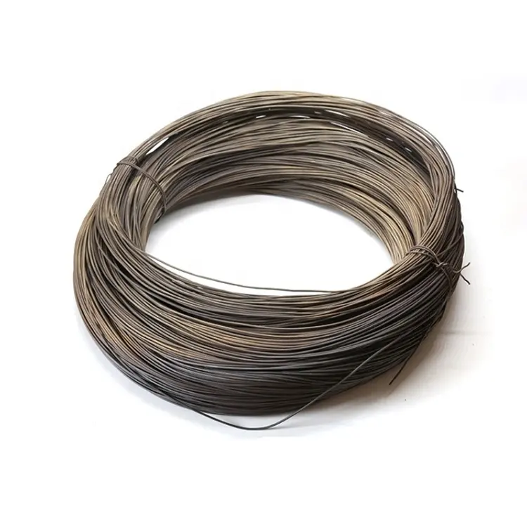 Fil d'acier à faible teneur en carbone Q195 1006 standard de haute qualité fil de fer noir recuit 25kg un rouleau de calibre 16 fil noir