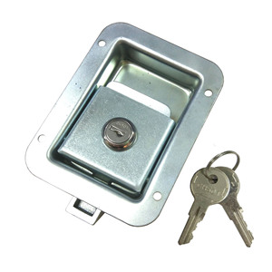 <b>Box</b> <b>Lock</b> Iron Keyed Entry 93.4mm Depth Galvanised Multi Purpose <b>Tool</b> <b>Box</b> Electrical Cabinet Door <b>Lock</b> - Product Image 2