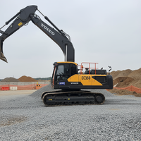 Excavadora Usada Volvo EC350 35T de Gran Tamaño, Excelente Calidad, Operación Flexible, Motor Potente, Excavadora de Segunda Mano