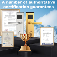 Serrure de porte d'hôtel Carte Rfid Code numérique TTlock Serrures de porte intelligentes d'hôtel Poignée Carte-clé pour hôtel Homestay Cerraduras Inteligentes