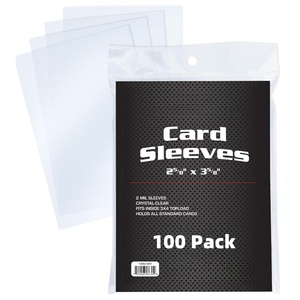 Fundas Protectoras para Tarjetas Soft Penny, 2-5/8 X 3-5/8, 2 Mil, Transparentes, Sin PVC, Libres de Ácido, Plástico PP, Impresión Láser - Product Image 1