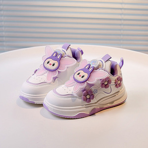 2025 automne nouvelles filles <span class=keywords><strong>sport</strong></span> baskets décontractées blanc semelle souple boucle sangle chaussures pour grands garçons et filles <span class=keywords><strong>Rab</strong></span> tissu - Product Image 6