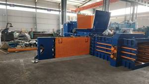 <span class=keywords><strong>Presse</strong></span> à balles hydraulique entièrement automatique <span class=keywords><strong>pour</strong></span> vêtements / <span class=keywords><strong>Presse</strong></span> à balles horizontale <span class=keywords><strong>pour</strong></span> tissus à vendre - Product Image 5