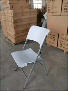 Customized White Outdoor Garden Plastic Folding Chairs And Tables For Events