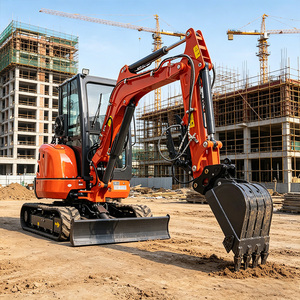 Mini Excavadora de Alto Rendimiento de 3.5 Toneladas, EPA 5, Excavadora de Orugas de 1 y 2 Toneladas, Excavadoras Pequeñas para Trabajos de Construcción - Product Image 1