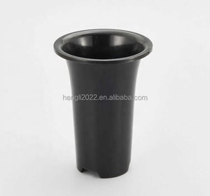 <span class=keywords><strong>Pot</strong></span> à orchidées noir respirant avec trous latéraux, en plastique de sable violet épaissi en forme de <span class=keywords><strong>cymbidium</strong></span> spécial pour la culture des orchidées - Product Image 3