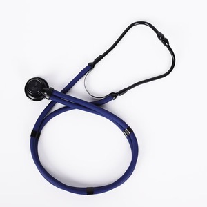 Stéthoscope multifonctionnel tout noir, stéthoscope double tube noir, stéthoscope double face plaqué noir - Product Image 3