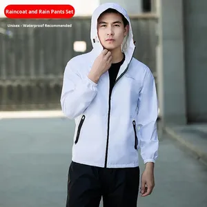 Ensemble <span class=keywords><strong>imperméable</strong></span> et pantalon <span class=keywords><strong>imperméable</strong></span> léger d'<span class=keywords><strong>été</strong></span> pour hommes et femmes voyage vélo électrique équitation <span class=keywords><strong>imperméable</strong></span> - Product Image 1
