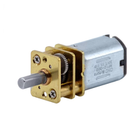 Motor Reduksi Gigi Mikro DC GA12-N20 3V 6V 12V dengan Gear Box Logam untuk Mobil Pintar DIY Robot
