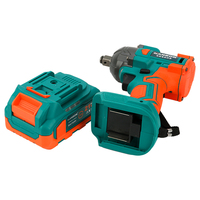 Clé à chocs sans balais 21V Lithium-ion, mandrin 1/2 variable, batterie 4.0Ah, couple max 320Nm, OEM disponible, pour l'industrie de la construction