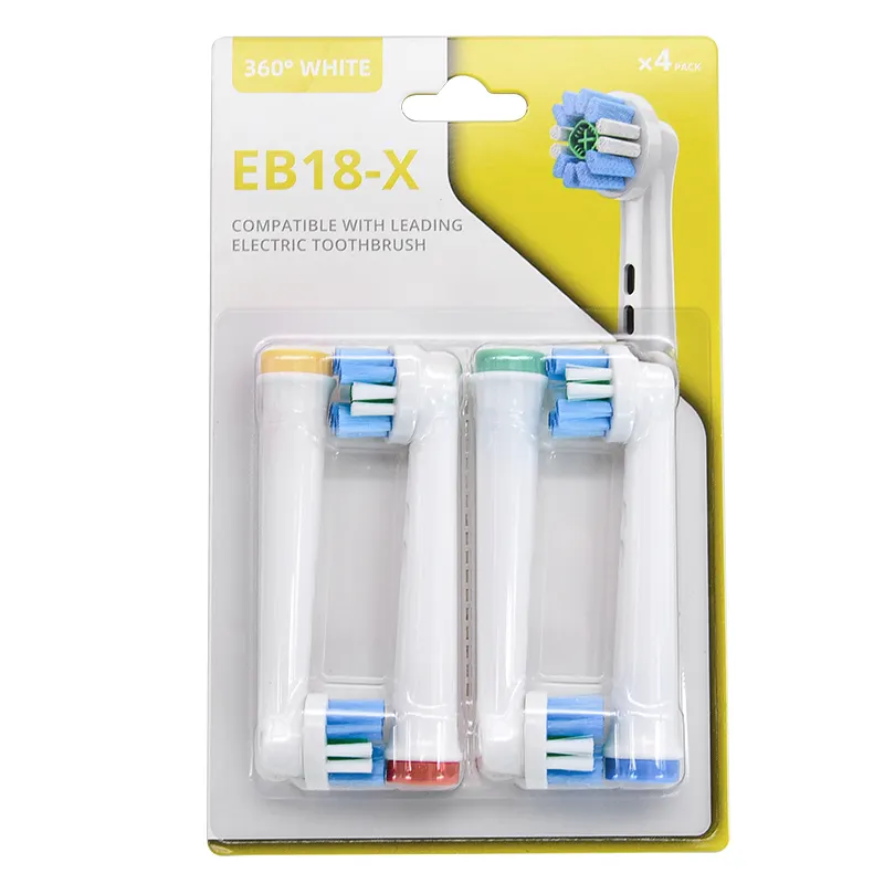 EB18-X WHITE CLEAN Adult Replacement Brush heads Electric Toothbrush Heads