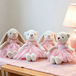 Oso de Peluche Bailarina OEM ODM, Lindo Oso de Peluche con Vestido de Tutú Rosa, Animal de Peluche para Decoración del Hogar, Regalos para Niños y Confort Emocional - Product Image 3