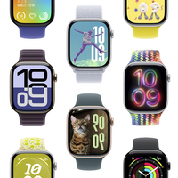 Vente en gros de montres intelligentes d'occasion originales pour iPhone, séries 6/5/4/3, étanches IP68, débloquées, GPS intégré, acier, 3G/4G, pas cher