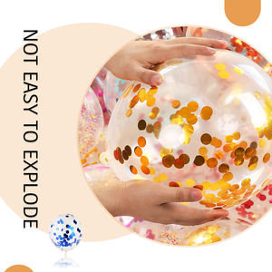 Ballons de fête transparents de 18 pouces <span class=keywords><strong>avec</strong></span> confettis <span class=keywords><strong>à</strong></span> <span class=keywords><strong>l</strong></span>'<span class=keywords><strong>intérieur</strong></span> en latex pour décorations de fête, mariage, demande en mariage, ballons <span class=keywords><strong>à</strong></span> confettis - Product Image 4