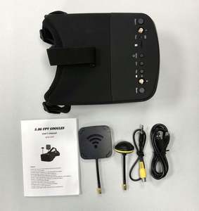 EV800D 40CH 5.8กรัม5นิ้ว800*480 HD DVD แว่นตา FPV ความหลากหลายของ FPV ชุดหูฟังวิดีโอโลหะแบตเตอรี่อุปกรณ์เสริมรุ่น RC สำหรับโดรน FPV - Product Image 5