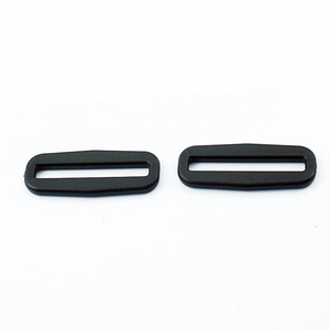 <b>Plastic</b> Rectangular <b>Sliding</b> Buckle 35mm Black For Bags Wear Resistant Durable - Product Image 1
