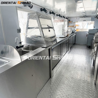 Remolque de Comida Oriental Shimao Estilo Australia con Porche para Barbacoa Food Trucks Totalmente Equipados