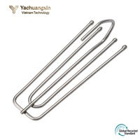 Collier de serrage pour tuyau en acier inoxydable 400 mm poli non réglable taille métrique