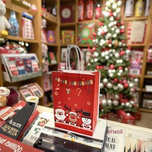Hot Selling Custom Printed Logo Brown Kraft Paper <b>Bags</b> for Wine Christmas New Year Other Gifts Packaging for Clothing Candy More - Product Image 4