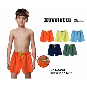 Costume da bagno per bambini NuvoleTTa 8-16 anni, colori assortiti, pantaloncini ad asciugatura rapida per ragazzi - Product Image 2