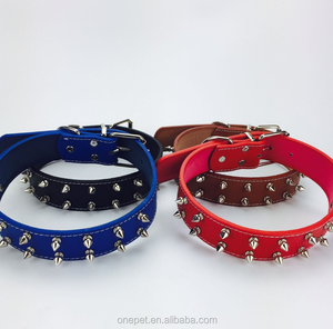 Groothandel Grote Pet Jacht Kraag Ronde Rivet Studded Aangepaste Bulldog Hond Kraag - Product Image 4