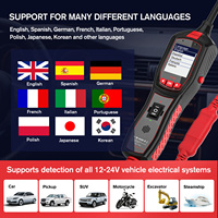 Testeur de circuit automobile P150 PK PS100 Kit de sonde de puissance Lampe de poche intégrée 12/24V Montage universel Garantie 12 mois Batterie