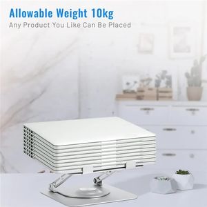 D147 pliable 360 degrés rotatif <span class=keywords><strong>ordinateur</strong></span> <span class=keywords><strong>portable</strong></span> support de levage en alliage d'aluminium <span class=keywords><strong>ordinateur</strong></span> <span class=keywords><strong>portable</strong></span> support de bureau - Product Image 5