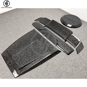 กันชนคาร์บอนไฟเบอร์แบบแห้งสำหรับ W464 G63 AMG G500 2019-2024ฝากระโปรงหน้ายางสปอยเลอร์ - Product Image 6