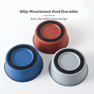 Premium Waterproof Non-Slip Raised Feeder Modern Design Stainless Steel Pet <strong>Bowl</strong> <strong>Rounded</strong> Pet <strong>Bowl</strong> for Easy Clean <strong>Dog</strong> Cat Feeding - Product Image 4