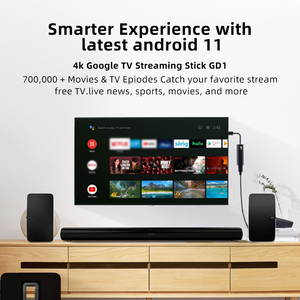 DCOLOR GD1 Android TV Stick, Quad Core, WiFi, เครื่องเล่นมีเดียดิจิทัล, ทางเลือกแทน Fire Stick - Product Image 5