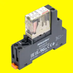 Shenler RFT1CO024L + SRU05-E Compact Formaat Industriële Timer Relais Ag Legering Interface Relais Timer 5V 250V 10 Amp relais