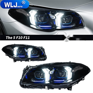Faros Delanteros F10 para <span class=keywords><strong>BMW</strong></span>, LED/Halógenos Adaptativos, Estilo G30, DRLF90 M5, Compatibles con <span class=keywords><strong>BMW</strong></span> Serie 5 (<span class=keywords><strong>520d</strong></span>/523i/535i) 2009-2011 - Product Image 1