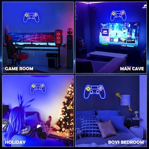 ป้ายไฟนีออน LED รูปเกมแพดสำหรับอีสปอร์ต ป้ายไฟคอนโทรลเลอร์แบบกำหนดเองสำหรับตกแต่งร้านอินเทอร์เน็ตคาเฟ่และโซนเกม - Product Image 4