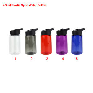 Bouteilles d'Eau de Sport en Plastique Sans <span class=keywords><strong>BPA</strong></span> de 400 ml et 750 ml avec Couvercles à Paille Rabattable, Diverses Couleurs Disponibles en Stock, Logo Personnalisé - Product Image 6