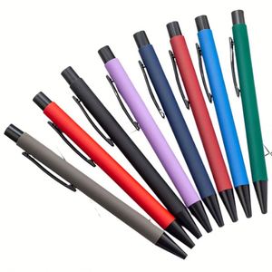 High Quality Metal <b>Retractable</b> Glue Spraying Aluminum Advertising Signing Ballpoint <b>Pen</b> Logo Custom Promotional Gifts - Product Image 1