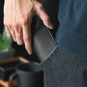 TILONSTAR TG305M Portefeuille en cuir multifonctionnel avec étui en aluminium pour carte d'identité, blocage RFID intelligent pour porte-cartes de crédit, vintage - Product Image 6