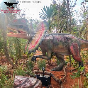 Exposición <span class=keywords><strong>de</strong></span> Ciencias <span class=keywords><strong>de</strong></span> peluche dragón Zigong dinosaurio animado Dilophosaurus dinosaurio Animatronic - Product Image 4