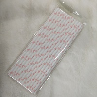 Pailles à boire en papier imprimées à l'encre de soja biodégradable - Accessoires de bar, utilisation en camping, durables, certifiées LFGB, 100% papier recyclé