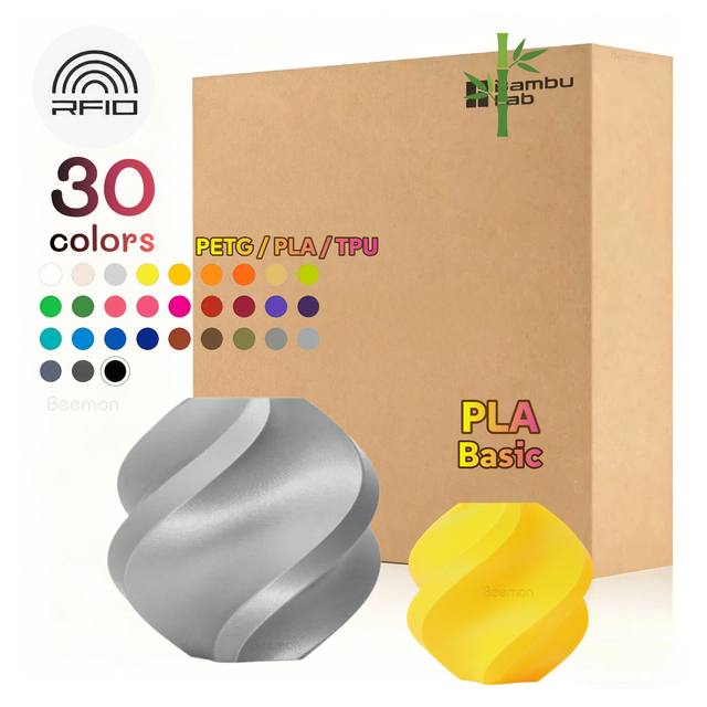 A1 PLA Basic PLA Matte Filament 1.75mm 1kg Refill Easy Printing Beginner Friendly Smooth Surface AMS Lite Compatible
