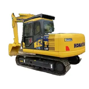 Escavadeira Komatsu PC130-7 usada em excelente estado escavadeira hidráulica de segunda mão 13 toneladas Komatsu PC120-8 bom preço para venda