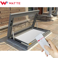 Claraboya de Techo Personalizada de Gran Tamaño con Aislamiento para Ático, Ventilación Automática, Ventana de Vidrio, Claraboya de Escape, Vista al Cielo