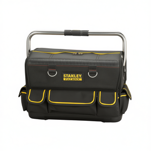 Sac à outils Stanley Fatmax pour plombier, 16 pouces, robuste, avec poignée en métal et plusieurs poches pour un rangement organisé - Product Image 2