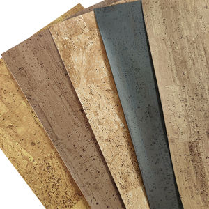 लकड़ी अनाज चिकनी काग मुद्रित चमड़े पुर्तगाल चमड़े शिल्प योग चटाई बनाने के लिए - Product Image 4