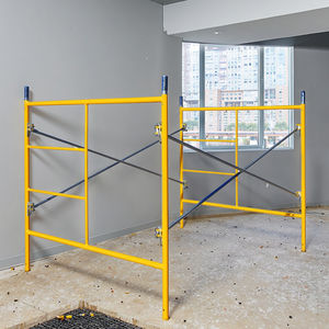 Plataforma de <span class=keywords><strong>Andamio</strong></span> Resistente con Tablones de Acero y Material de Andamiaje que Crean una Superficie Elevada Segura para Proyectos en Sitio - Product Image 5