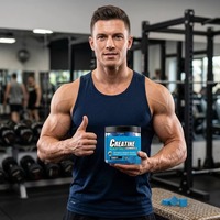 Compléments alimentaires OEM pour l'entraînement, gommes à la créatine monohydrate 5000 mg, gommes à la créatine énergisantes pour le sport, supplément de créatine