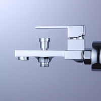 Robinet mélangeur moderne intelligent de douche de salle de bains à panneau thermostatique à haute pression