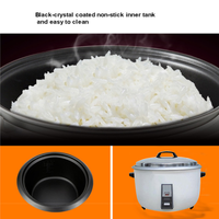 Cuiseur de riz électrique de grande capacité 10/20/30L pour Restaurant Commercial