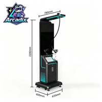 Arcadix 9D VR Shooting Game Machine, simulateur d'arcade à monnayeur, jeu de tir en réalité virtuelle pour centres commerciaux et parcs d'attractions